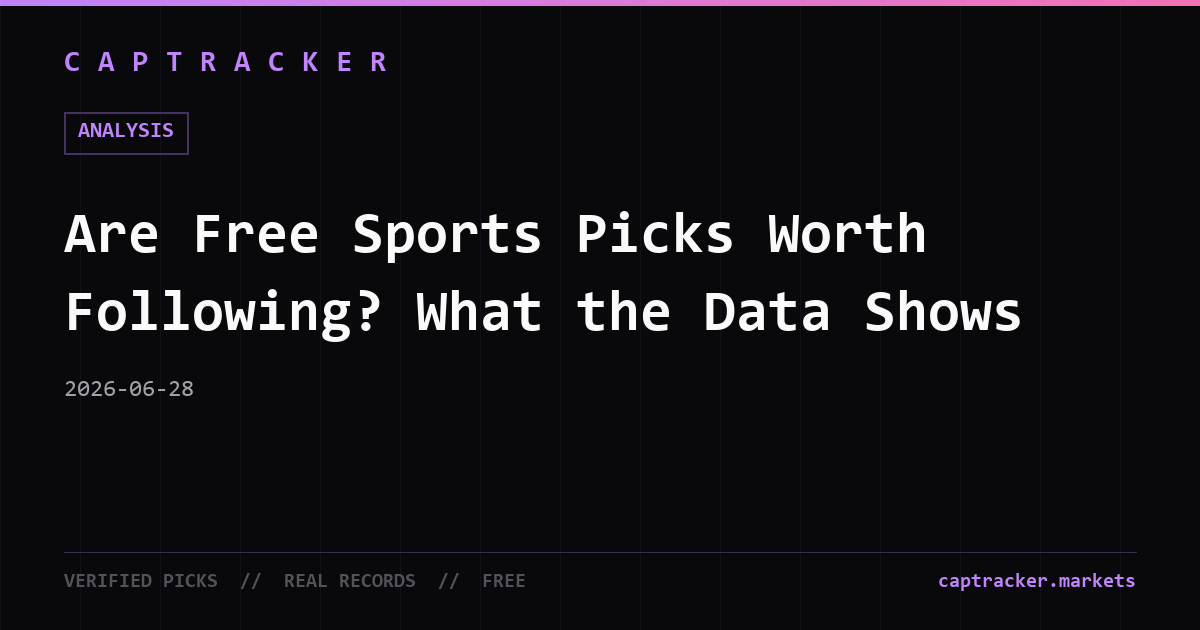 Are Free Sports Picks Worth Following? What the Data Shows