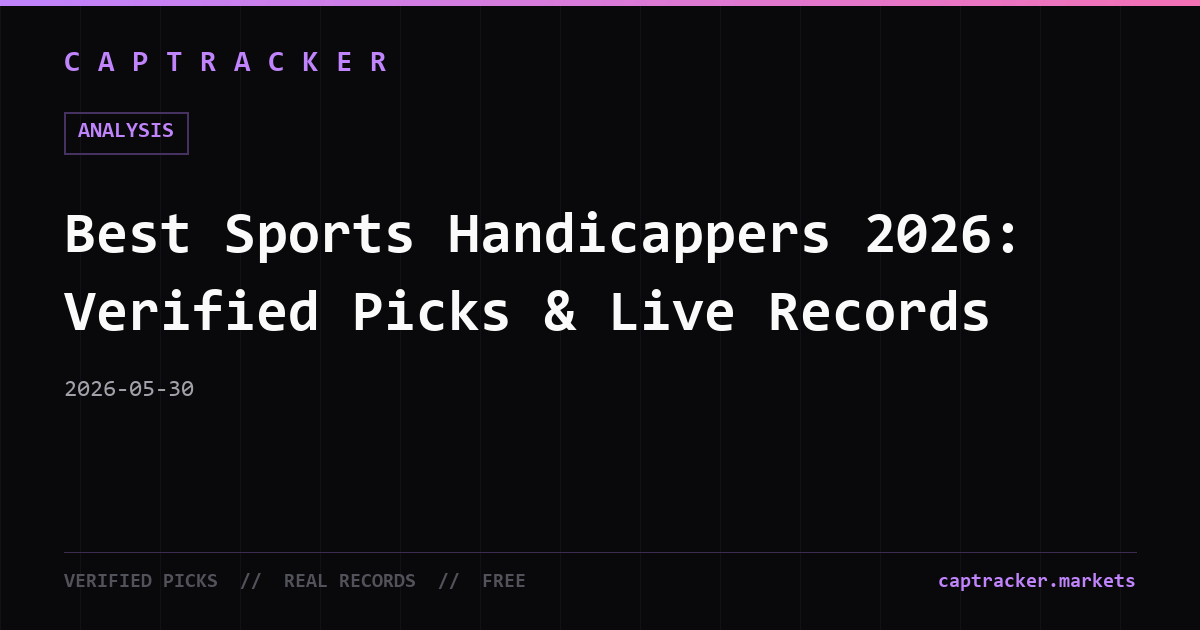 Best Sports Handicappers 2026: Verified Picks & Live Records