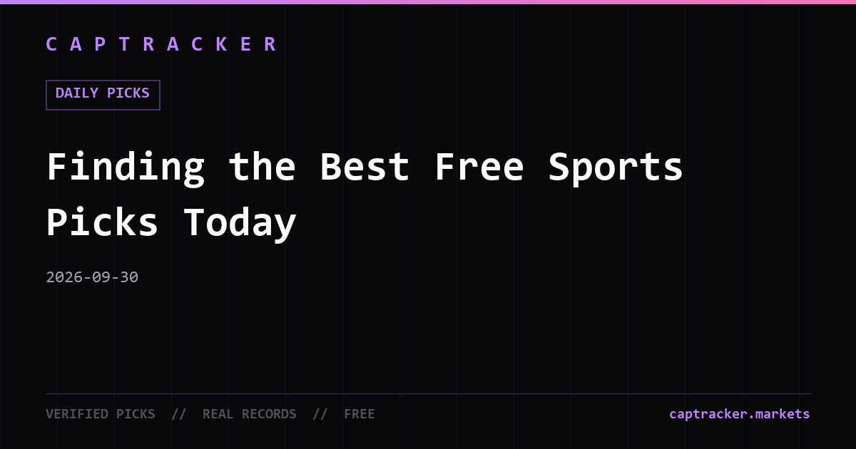 Finding the Best Free Sports Picks Today