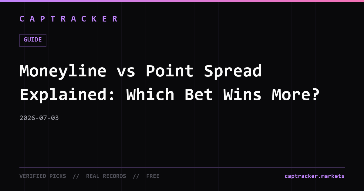 Moneyline vs Point Spread Explained: Which Bet Wins More?