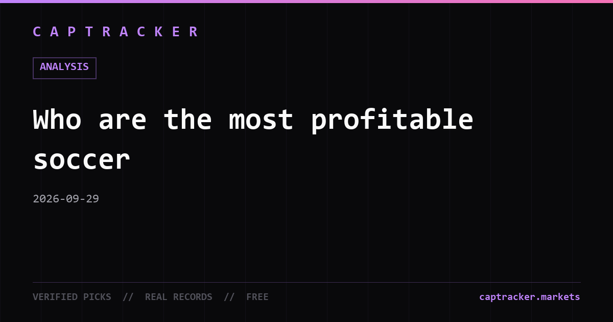 Who are the most profitable soccer