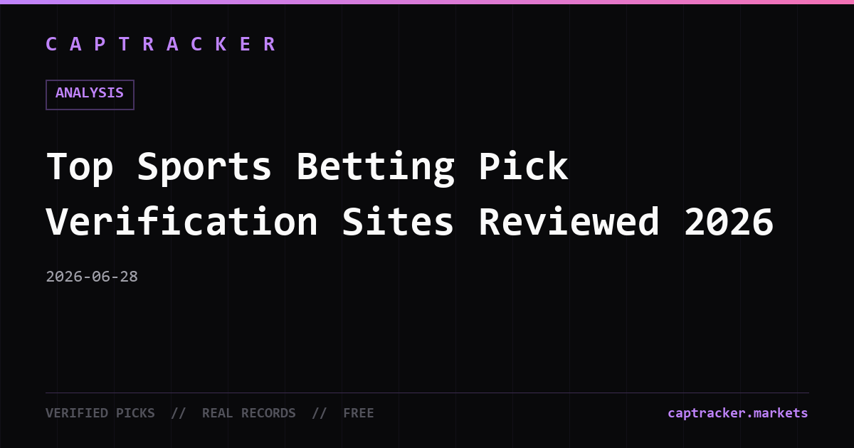 Top Sports Betting Pick Verification Sites Reviewed 2026